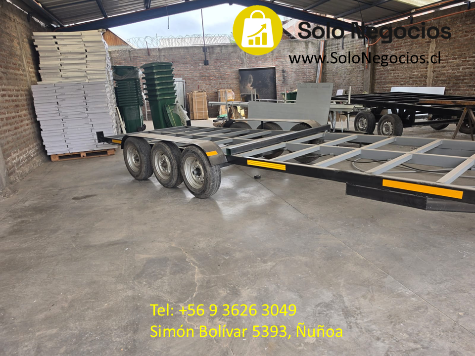 Carro Arrastre 3500KG 3 Ejes con Freno Electrico - Imagen 2