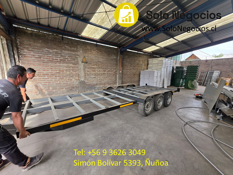 Carro Arrastre 3500KG 3 Ejes con Freno Electrico - Imagen 3
