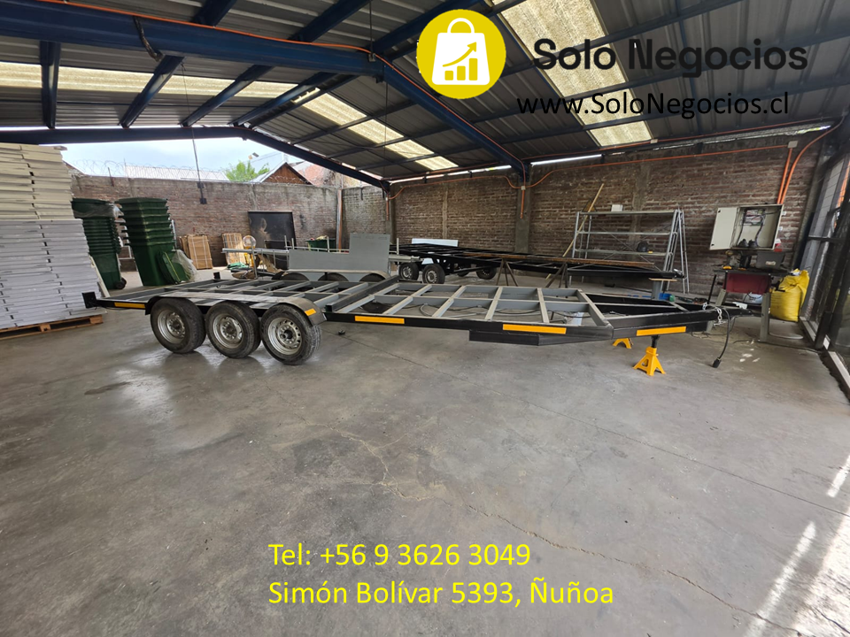 Carro Arrastre 3500KG 3 Ejes con Freno Electrico - Imagen 5