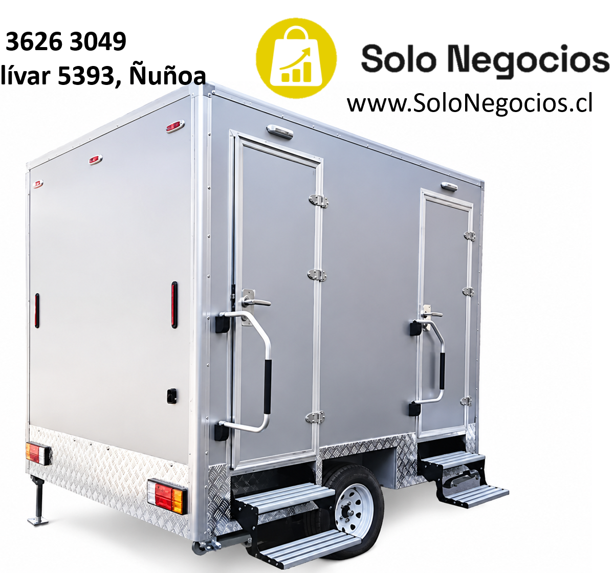 Trailer remolque 2 Baños 700 litros