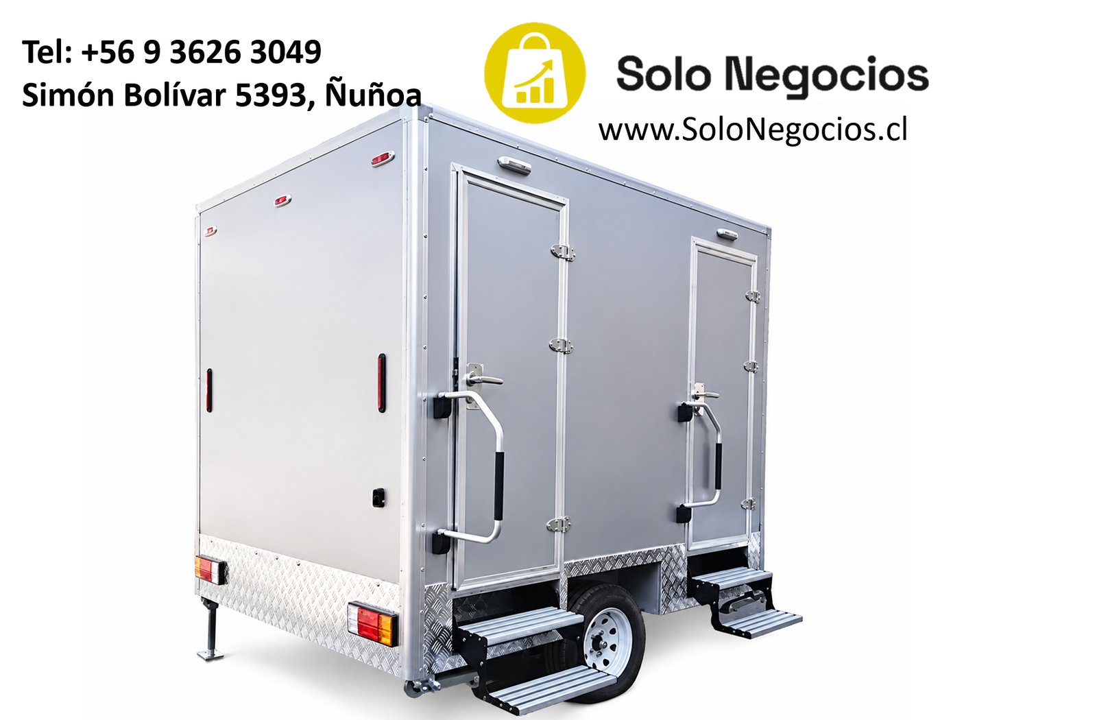 Trailer remolque 2 Baños 700 litros