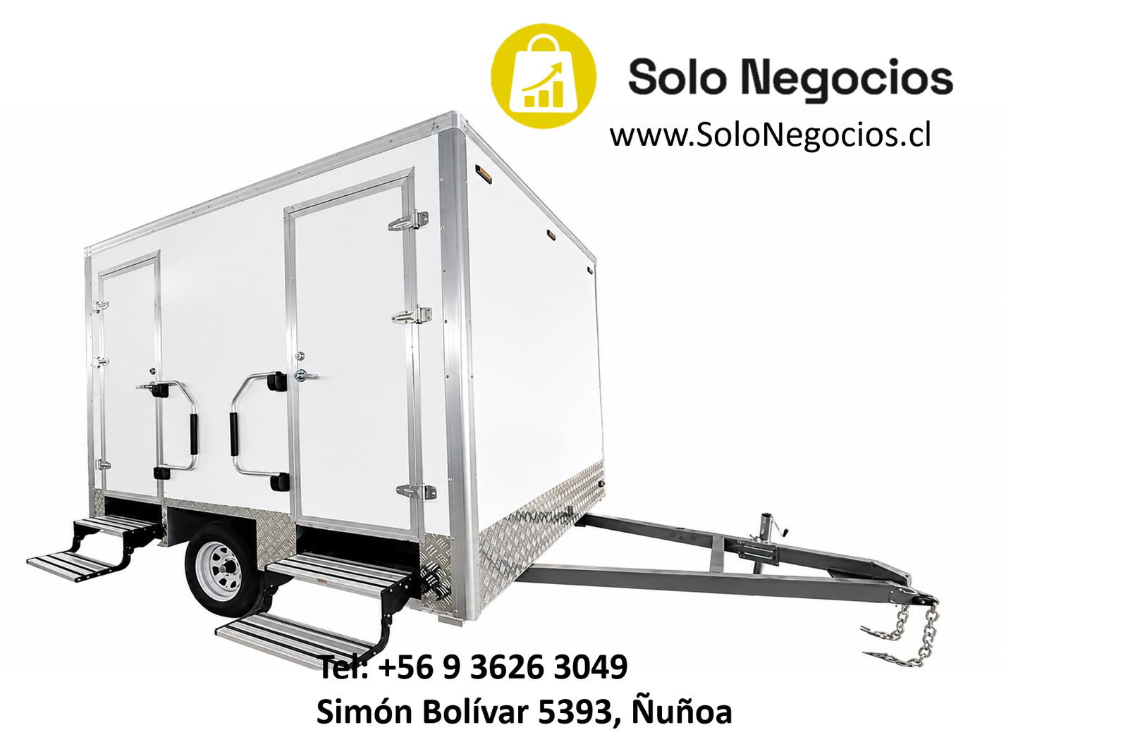 Trailer remolque 2 Baños 700 litros - Imagen 9