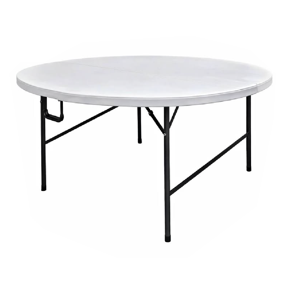 Mesa Plegable Redonda 180 cm para 10 Personas