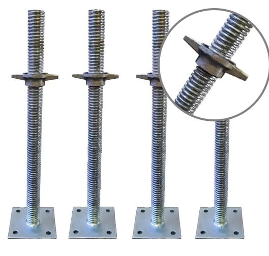 Pata Niveladora para Andamio Ajustable - Pack x4