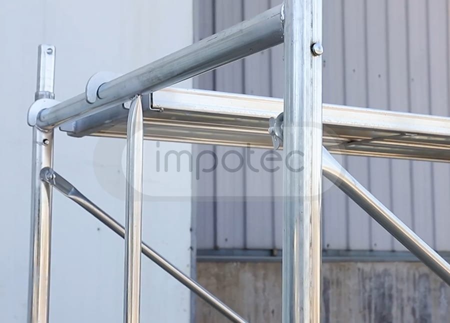 Andamio Galvanizado 180x95x170 cm con Tablón - Imagen 4