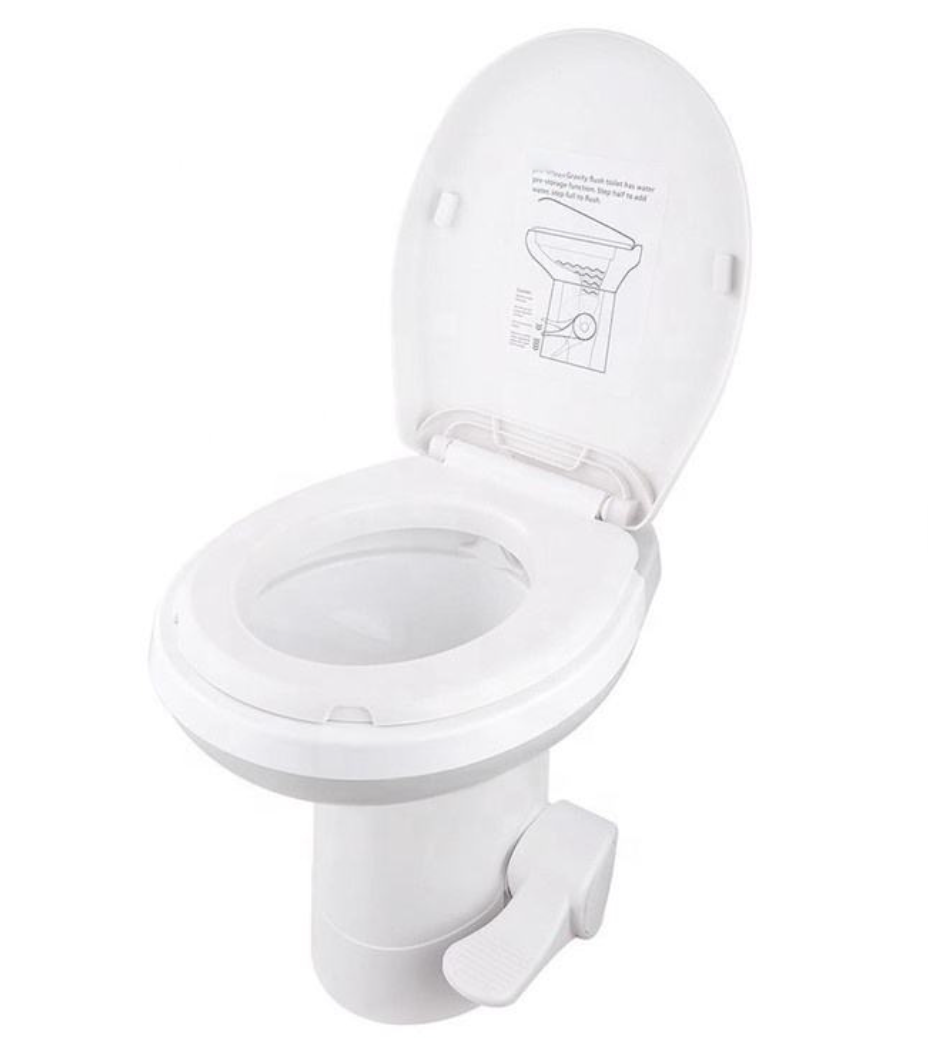 WC Camper Casa Rodante Baño a pedal descarga por gravedad - Imagen 4